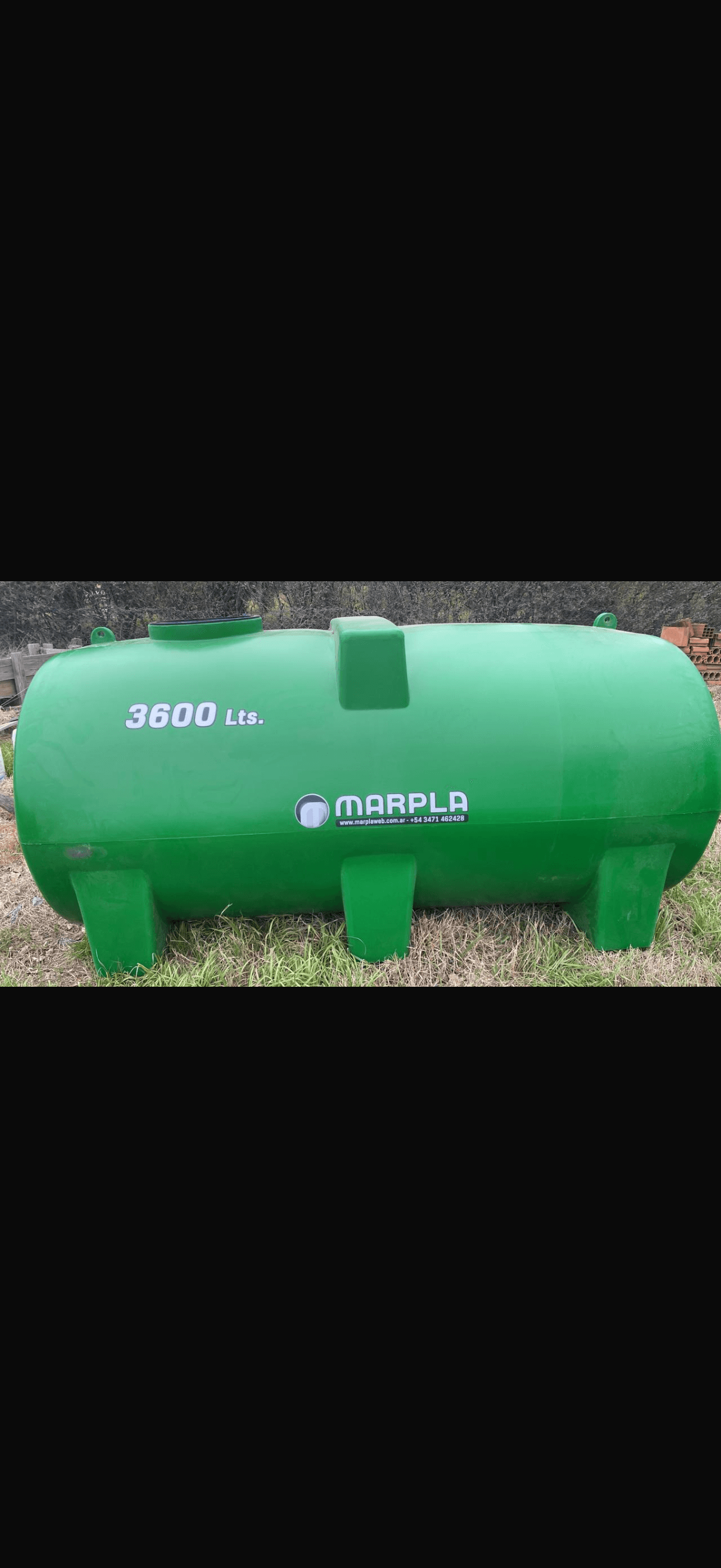 Tanque Marpla agua /gas oil 3600 lts